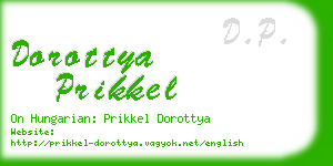 dorottya prikkel business card